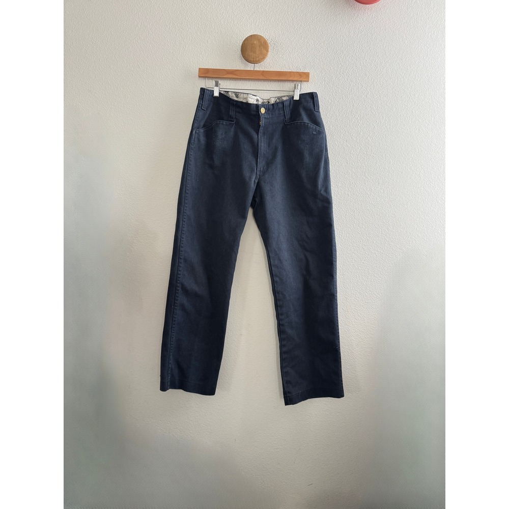 Ben Davis Navy Workwear Twill Straight Leg Pants Size 32